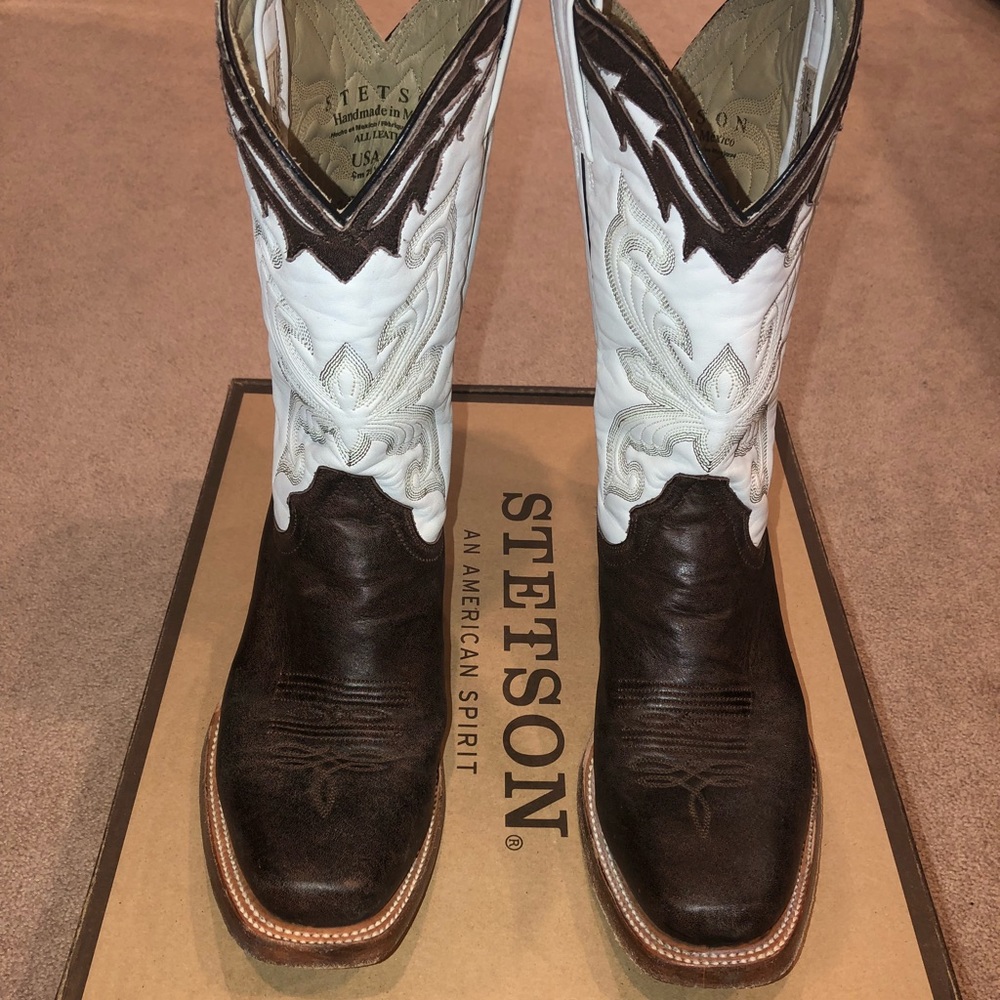 Stetson Ladies Horseman Handmade Boot Size 9.5